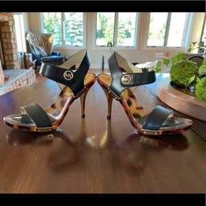 Michael Kors 3.5 Inch Opened-Toed Heels